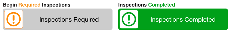 Inspections Buttons